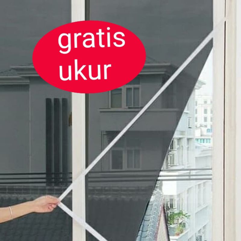 kasa nyamuk fiber jendela