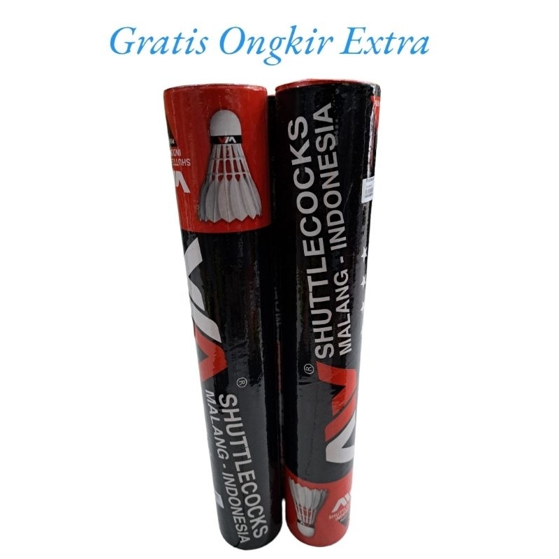 Kok AW Hitam AW Silver / Shuttlecock AW / Bola Raket AW HItam / Bola Raket AW Silver Original