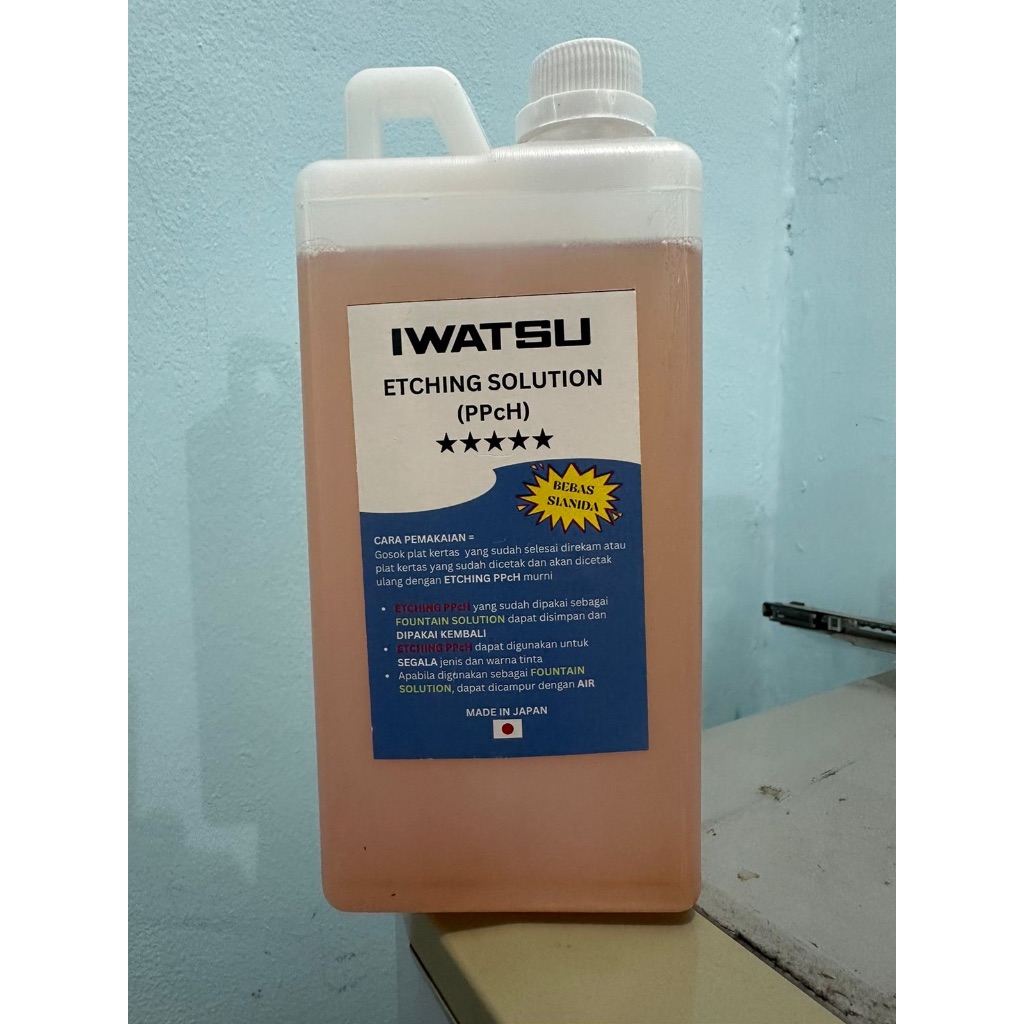 Etching Solution Iwatsu Jepang 100% Japan Original