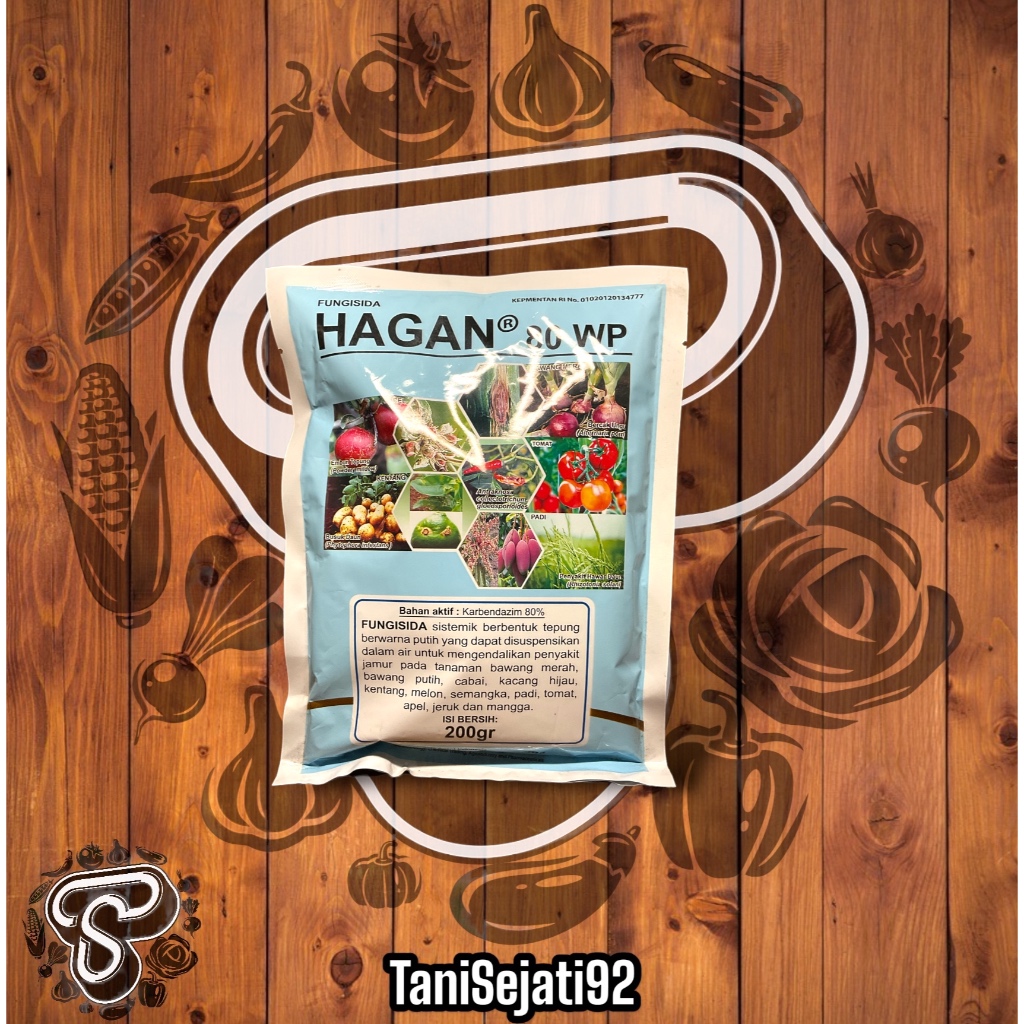 FUNGISIDA HAGAN 80WP 200GR (UNTUK MENGATASI PATEK)
