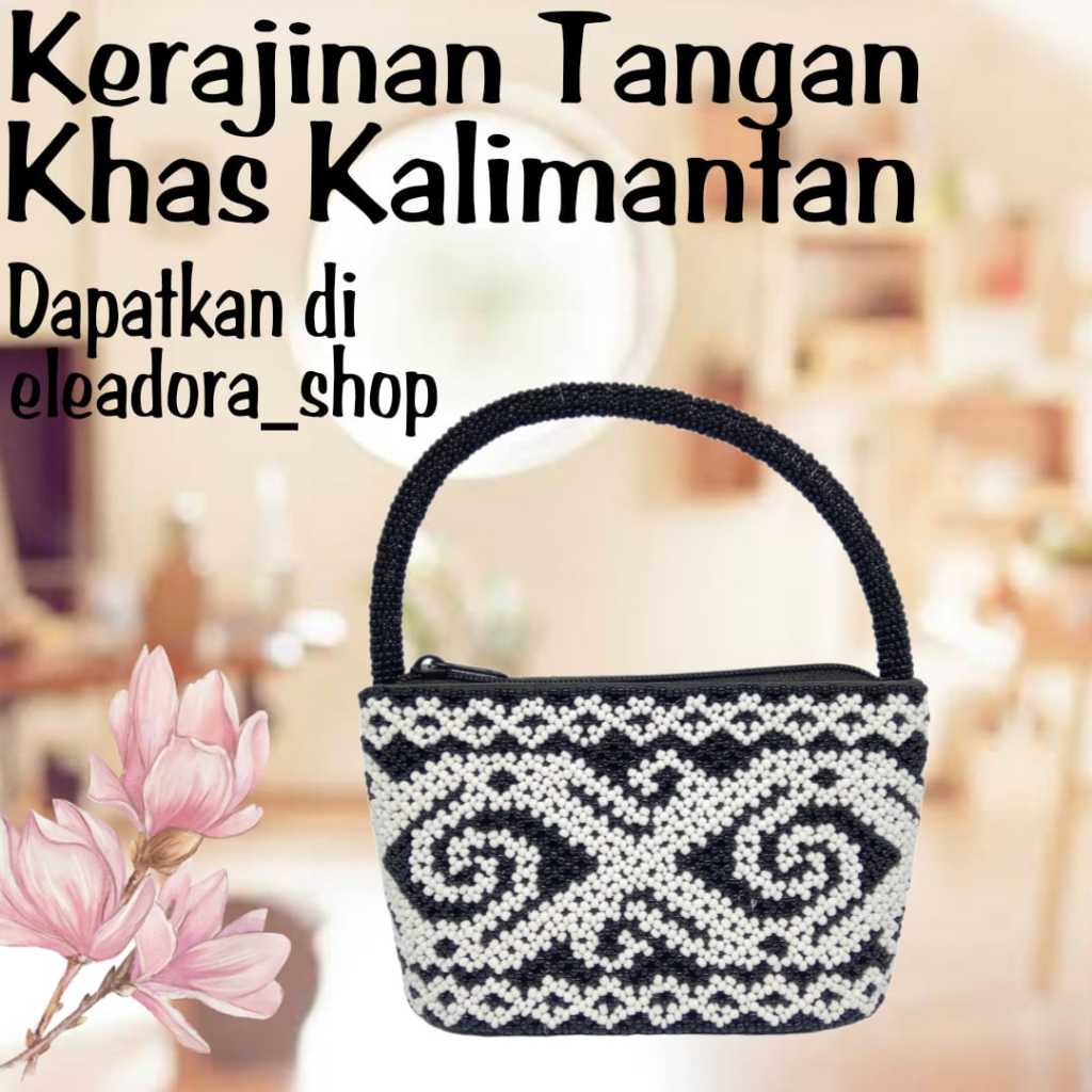 Tas Tenteng Manik Mini - Merk Lokal - Kerajinan Tas Khas Kalimantan Selatan