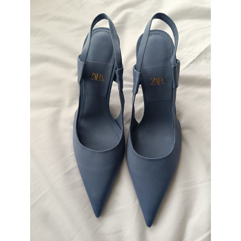 ZARA heels blue