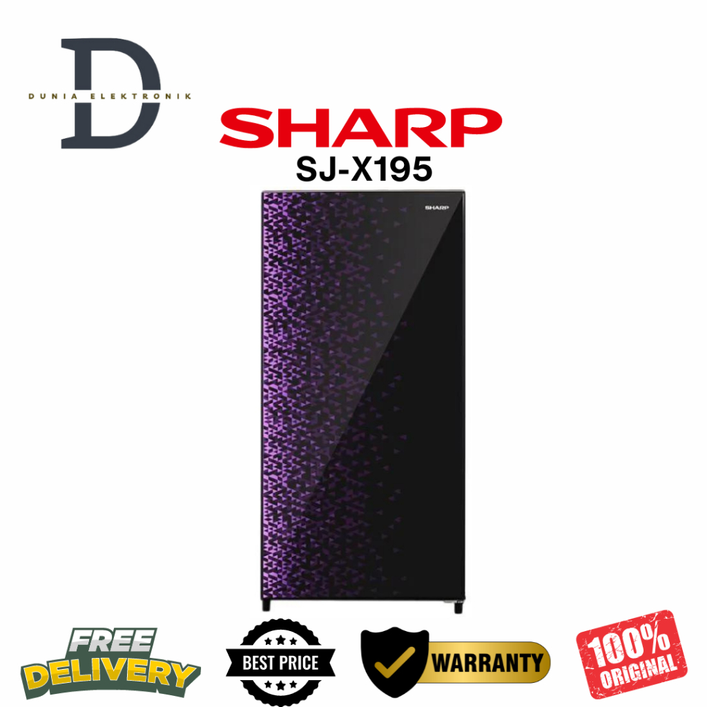 KULKAS SHARP 1 PINTU - SJX195 - GRATIS KIRIM