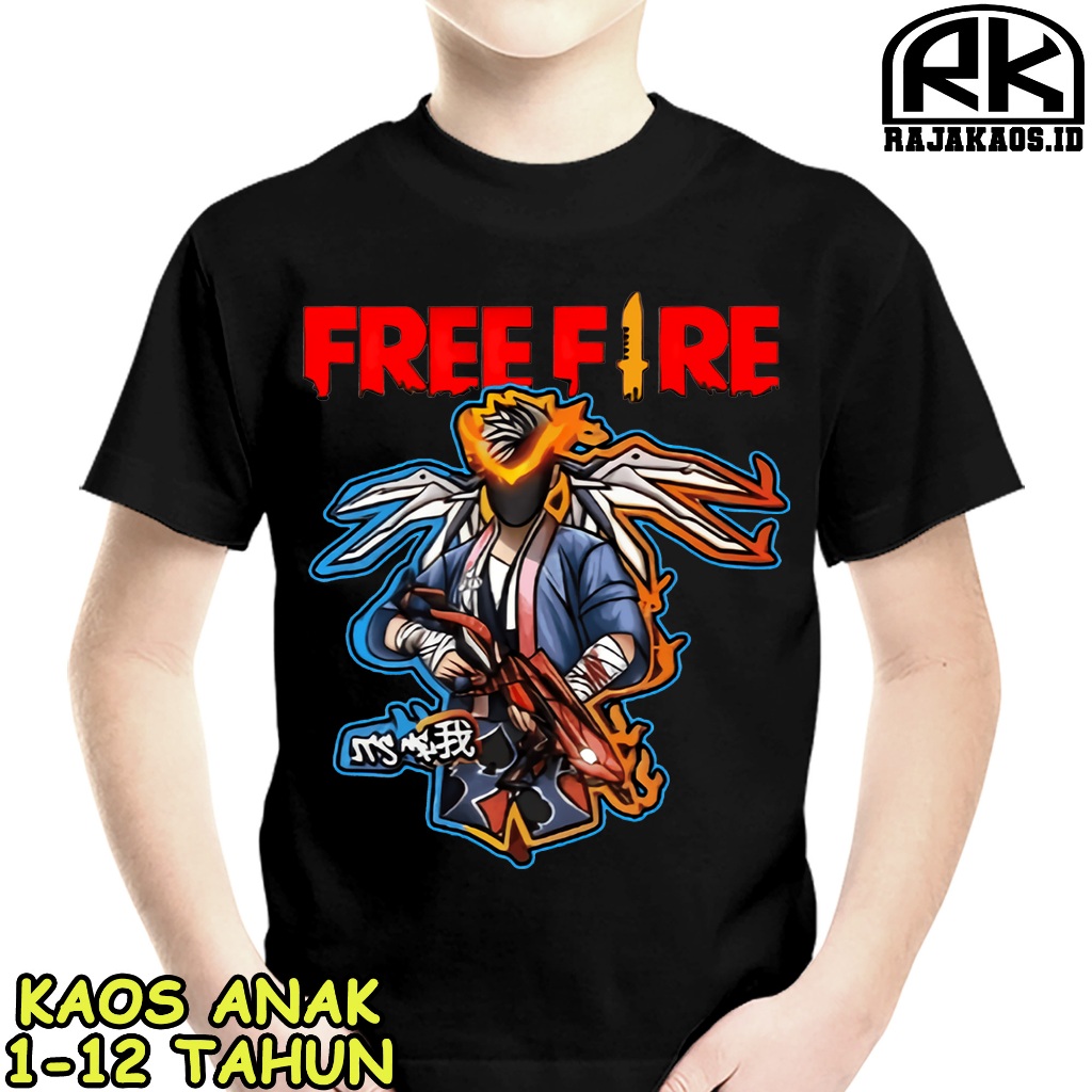 KAOS ANAK KARAKTER FF 1 USIA 1-12 TAHUN BAJU ANAK KAOS FF - KAOS FF COTTON COMBED 30S