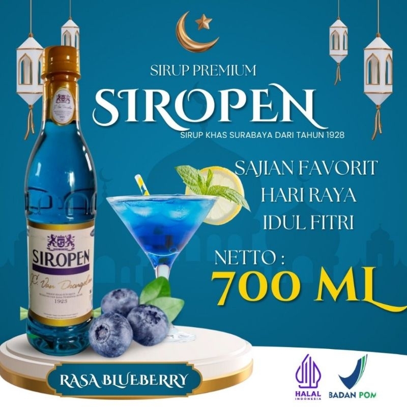 

sirup premium Rasa Blueberry