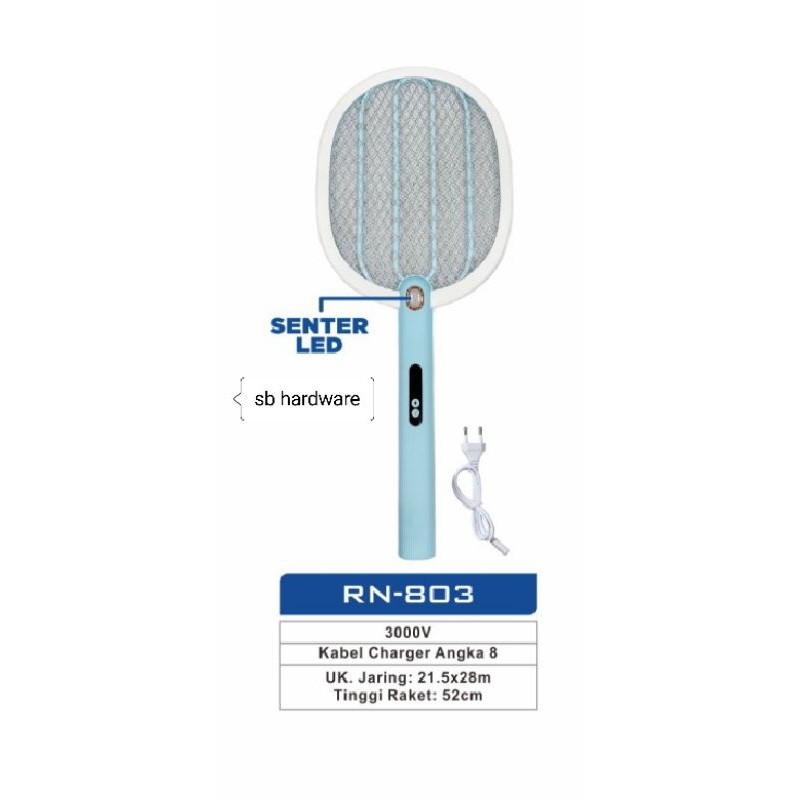 raket nyamuk kawachi / raket nyamuk rn-803 kawachi / raket nyamuk