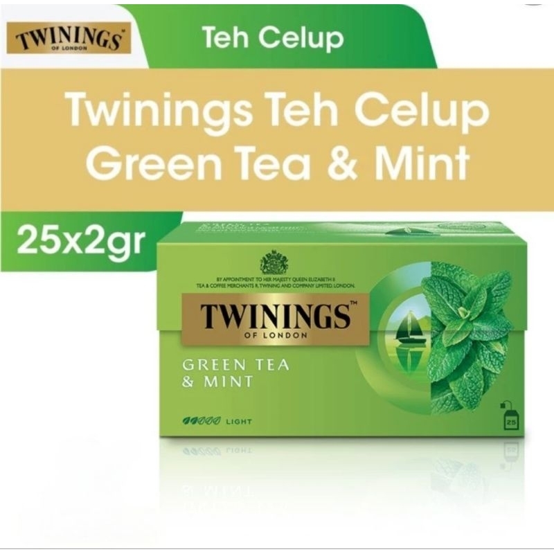 

Twinings green tea mint 25x2gr
