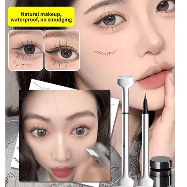 stamp lower eyelash gratis eyeliner makeup mata