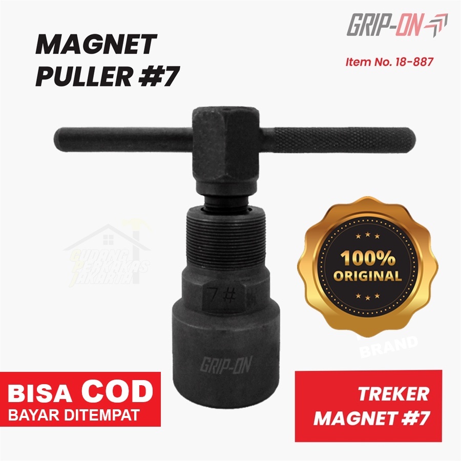 GRIP-ON Treker Magnet no.7 GRIP ON #7 / Treker Magnet / Magnet Fuller / Treker Magnet no 7 /Grip On 