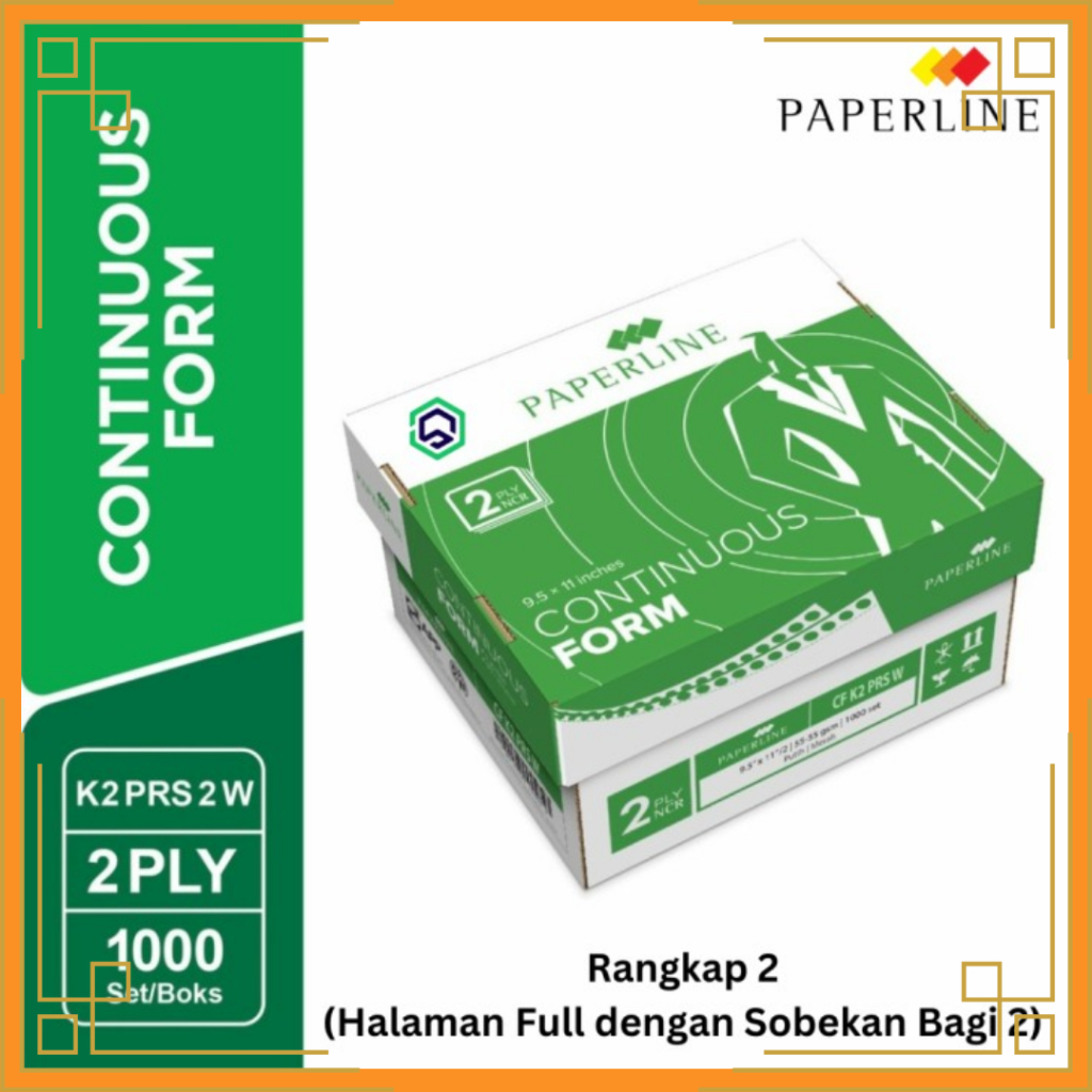 

PAPERLINE Kertas komputer continous form 2 ply