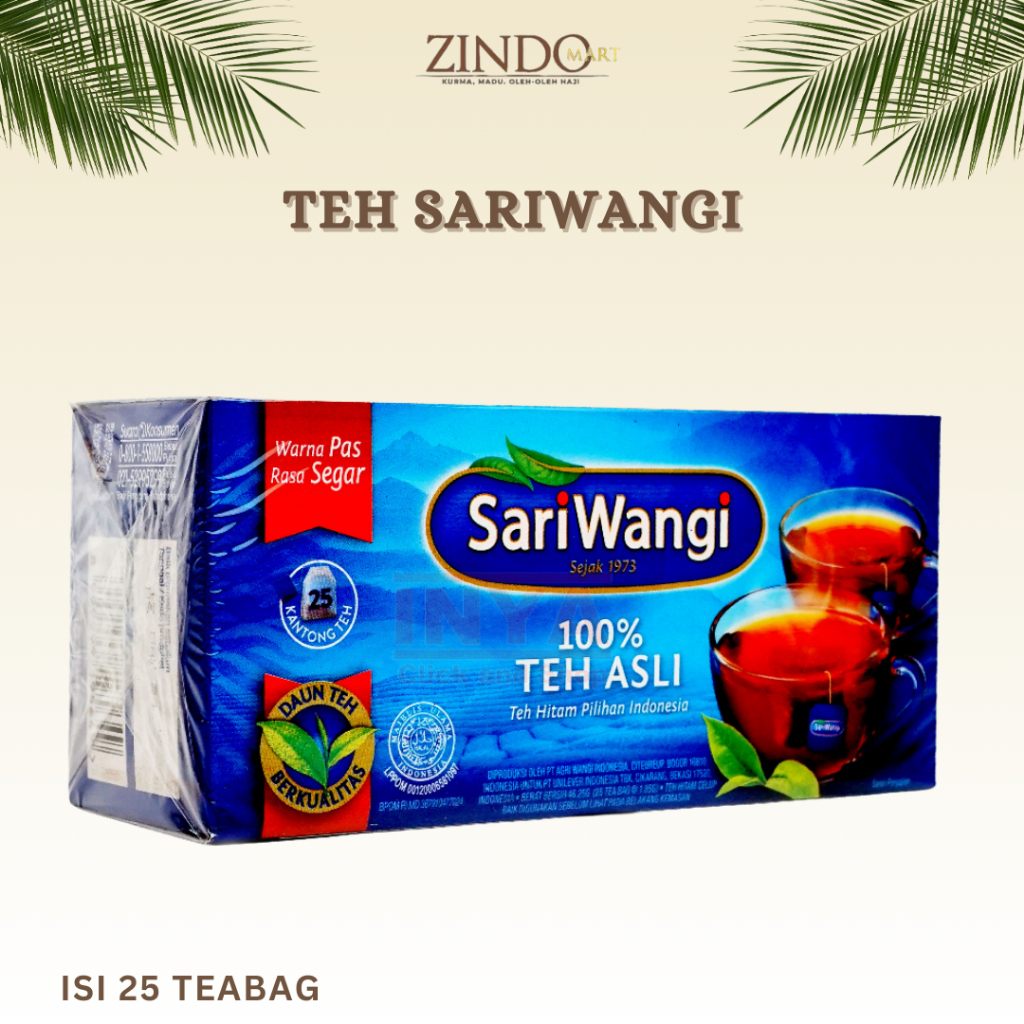 

TEH SARIWANGI CELUP ASLI 25 TEABAG BOX / TEH CELUP