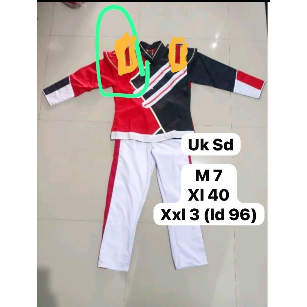 Baju Pasukan SD Marchingband Drumband Best seller