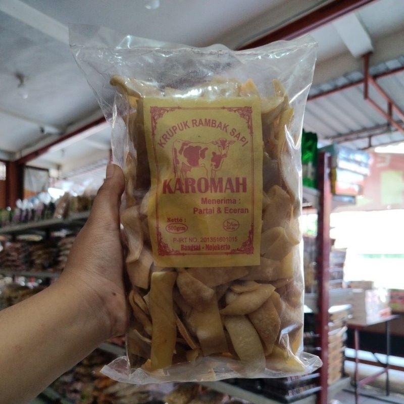 

Krupuk Rambak Sapi Mentah "Karomah