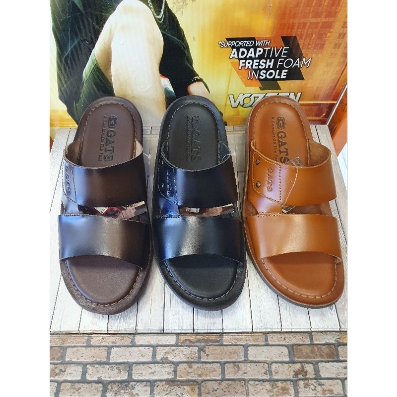 sandal kulit laki-laki,sandal kulit pria GATS HG 283 39-43
