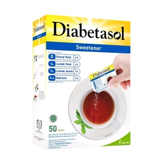 

Diabetasol Sweetener 50 sachet Pemanis pengganti Gula Diabetes tanpa kalori