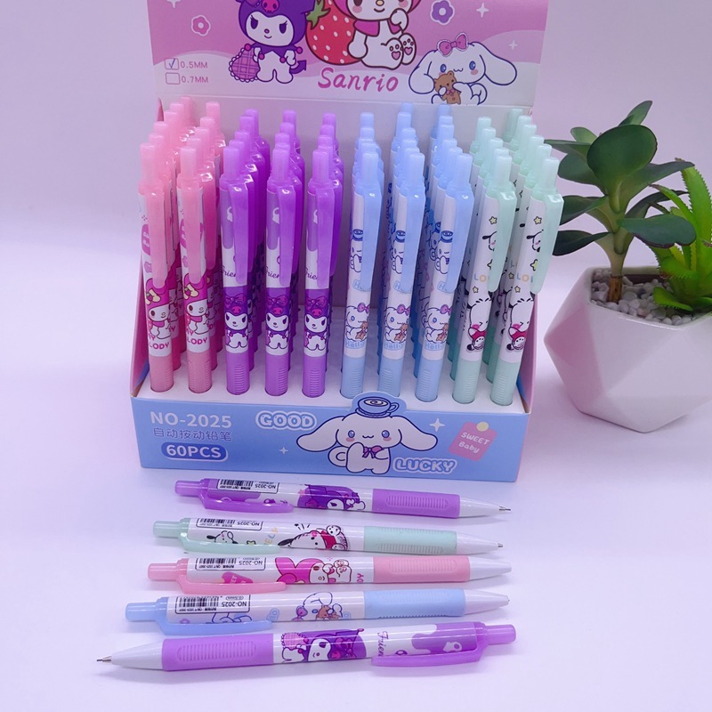 

PENSIL MEKANIK 0.5MM PREMIUM MOTIF SANRIO / PENSIL MEKANIK LUCU / MECHANIC PENCIL