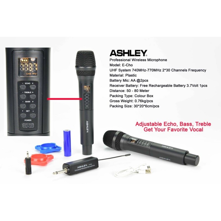 mic wirelees ashley echo e cho / ECHO original ashley