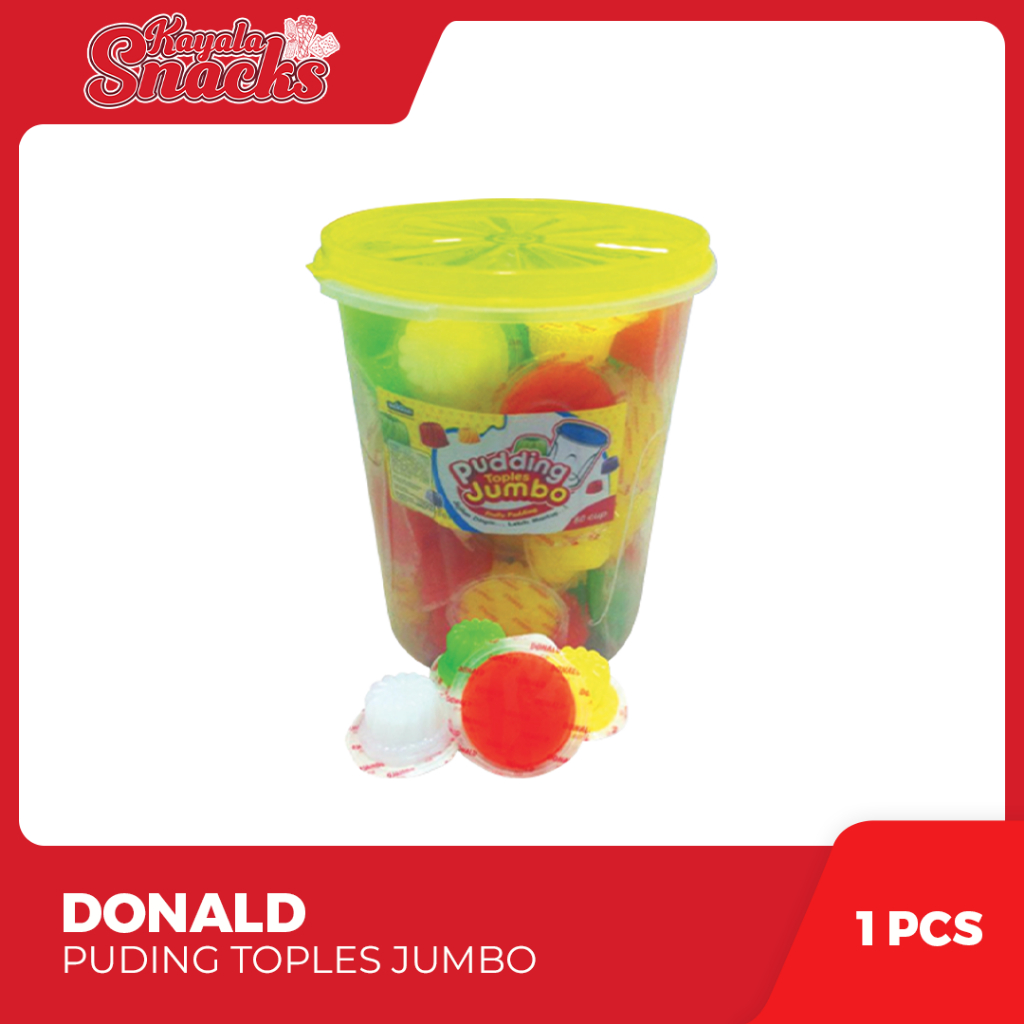 

DONALD Puding Toples Jumbo - 1 Tpl x 60 Pcs
