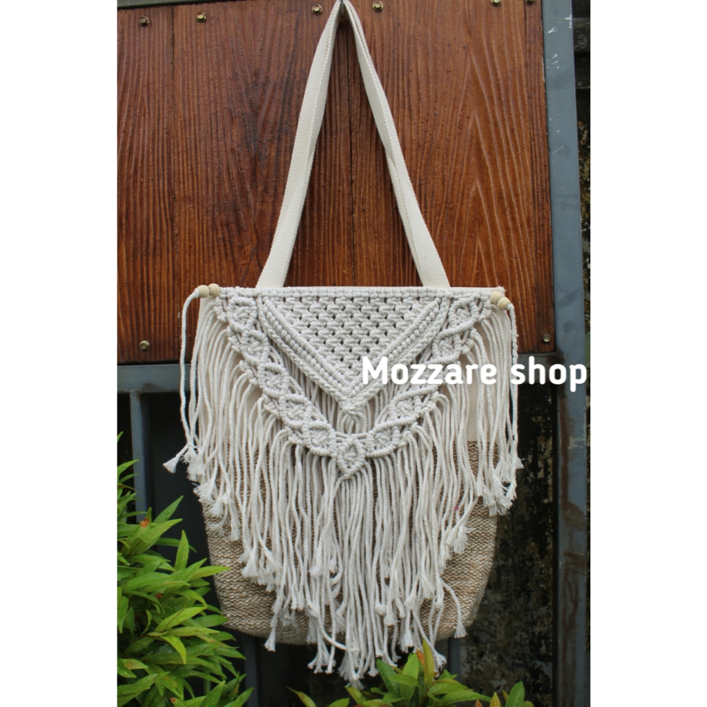 Tas Bali Tote bag macrame