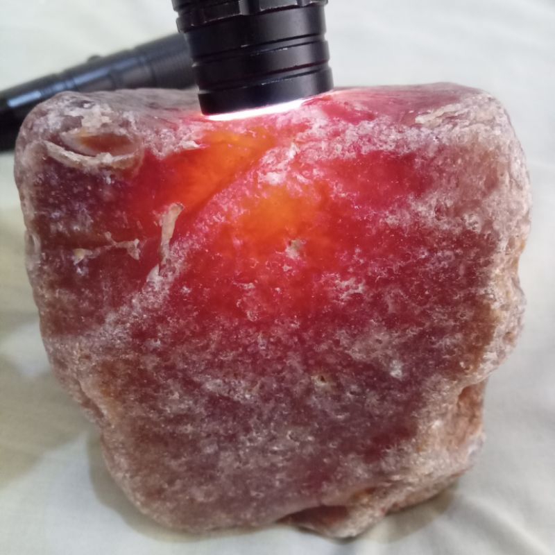 Natural Bahan Batu Cempaka Merah Dan Kuning Kristal HQ