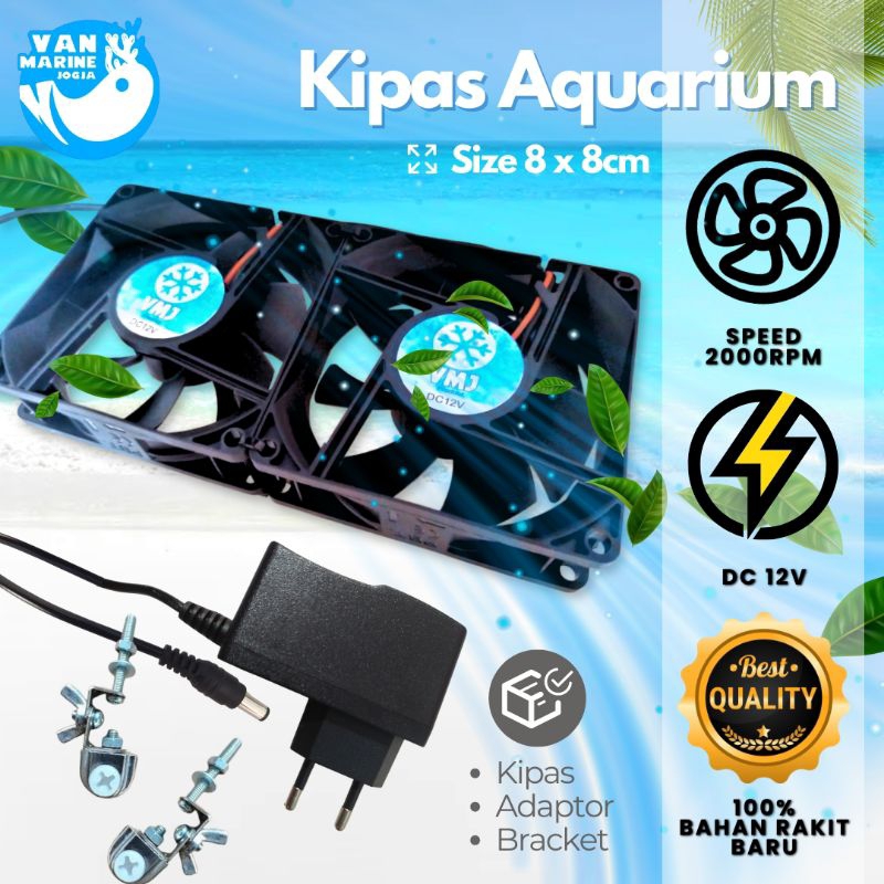 Kipas Aquarium Kipas Pendingin suhu aquarium