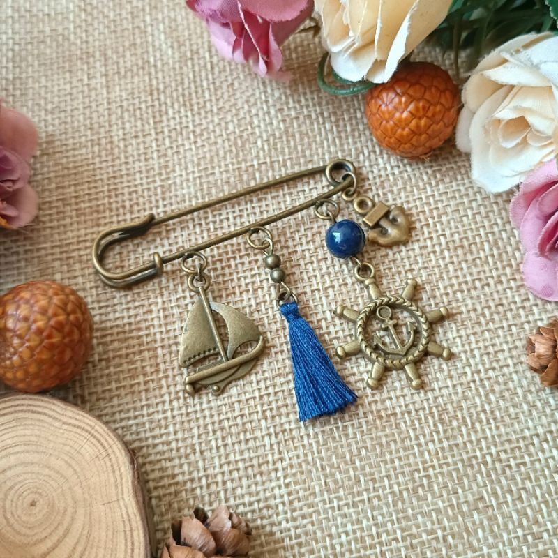 Kilt Pin Bros Peniti Juntai Sailor Tassel