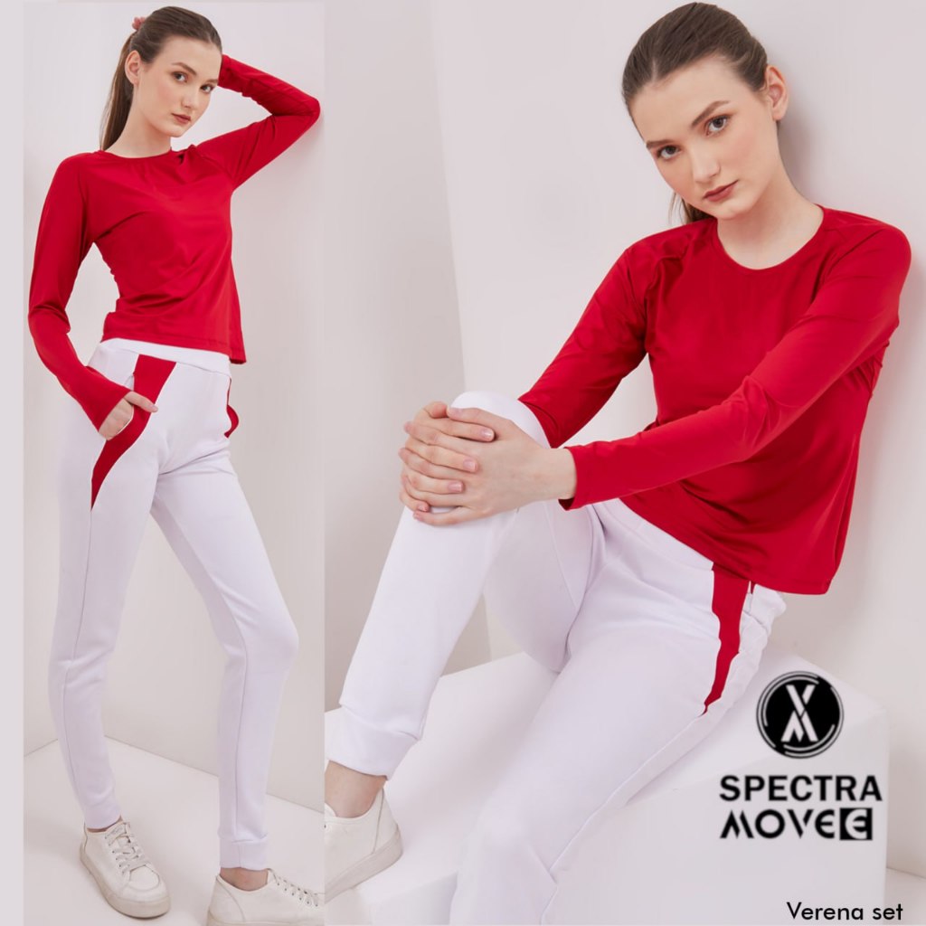 Setelan olahraga wanita VERENA SET setelan senam aerobic  legging zumba celana senam bandung