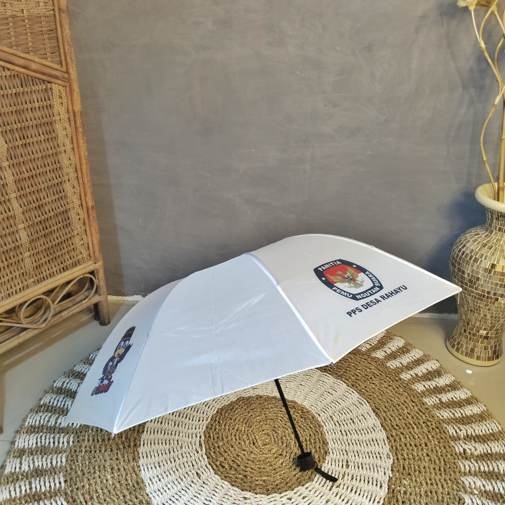 GROSIR Payung Souvenir Kesya | Payung Lipat Sablon Custom | payung promosi lipat Custom desain sablo