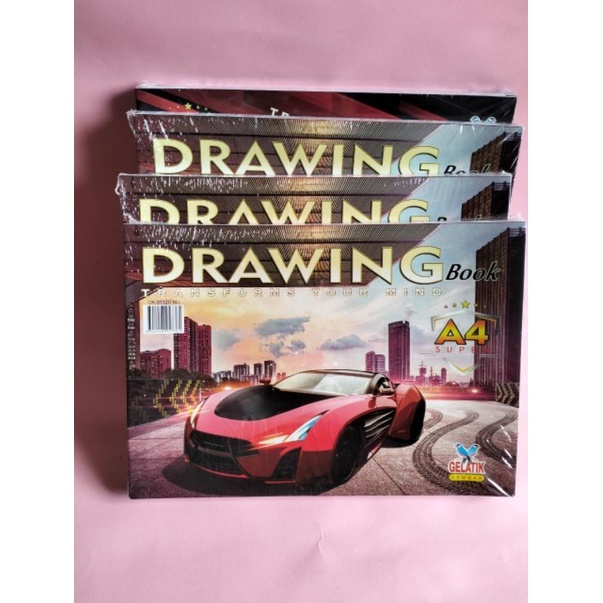 

Buku Gambar A4 / Drawing book (1 pack isi 10 pcs) motip cewe dan cowo