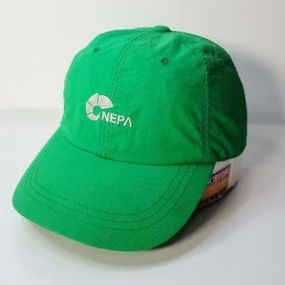 Topi Nepa Outdoor Cap Green White Logo