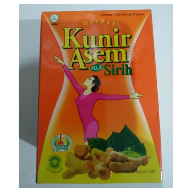 

Jamu kunyit Asem Sirih Leo isi 5 sachet