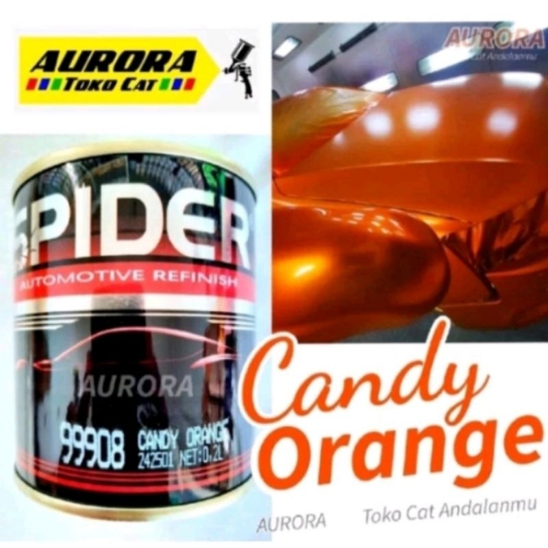 Cat Spider Candytone Orange 99908 Candy Oren