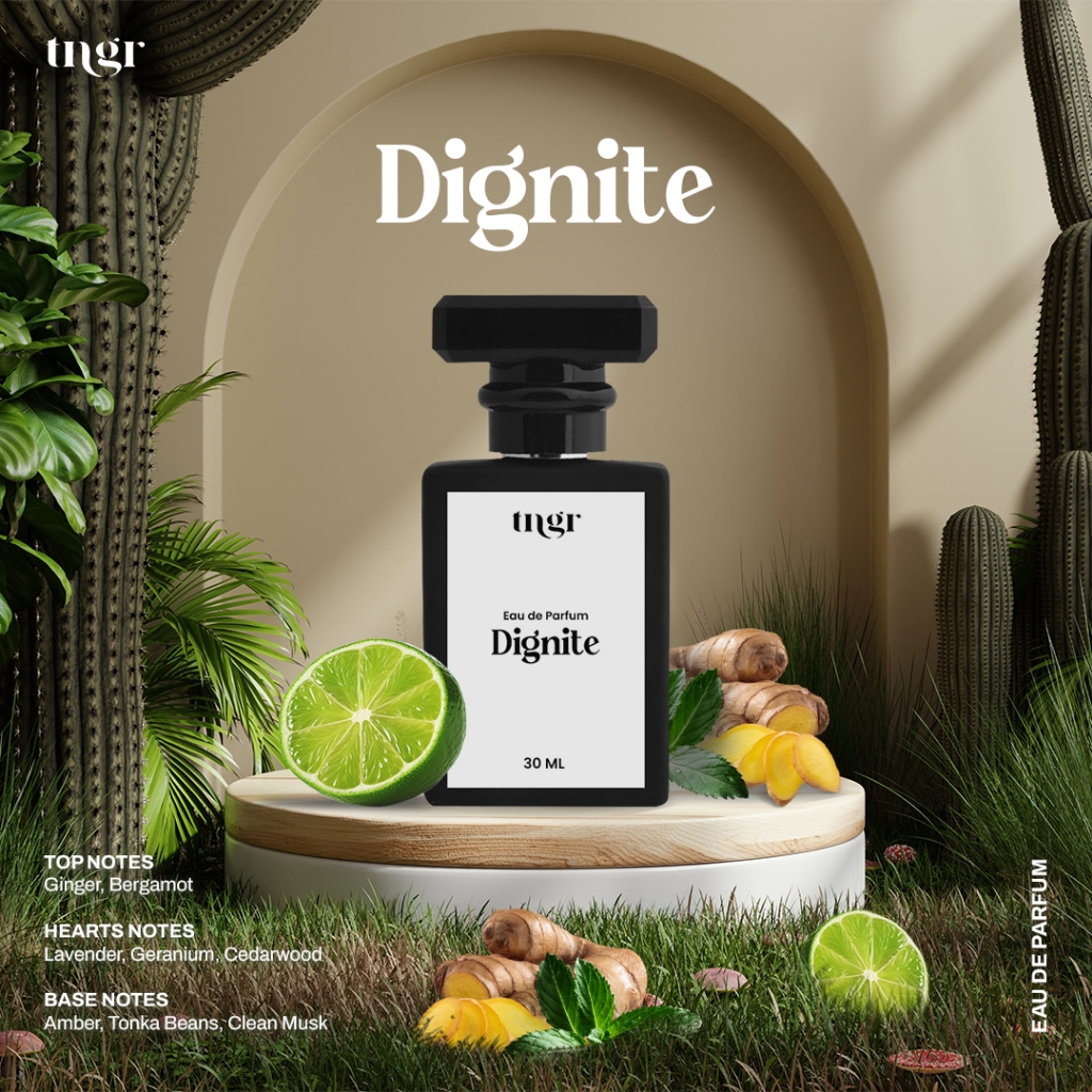 Perfume Pria Wanita TNGR Dignite - Cedarwood, Lavender, Bergamot - Parfum Pria Wanita EDP