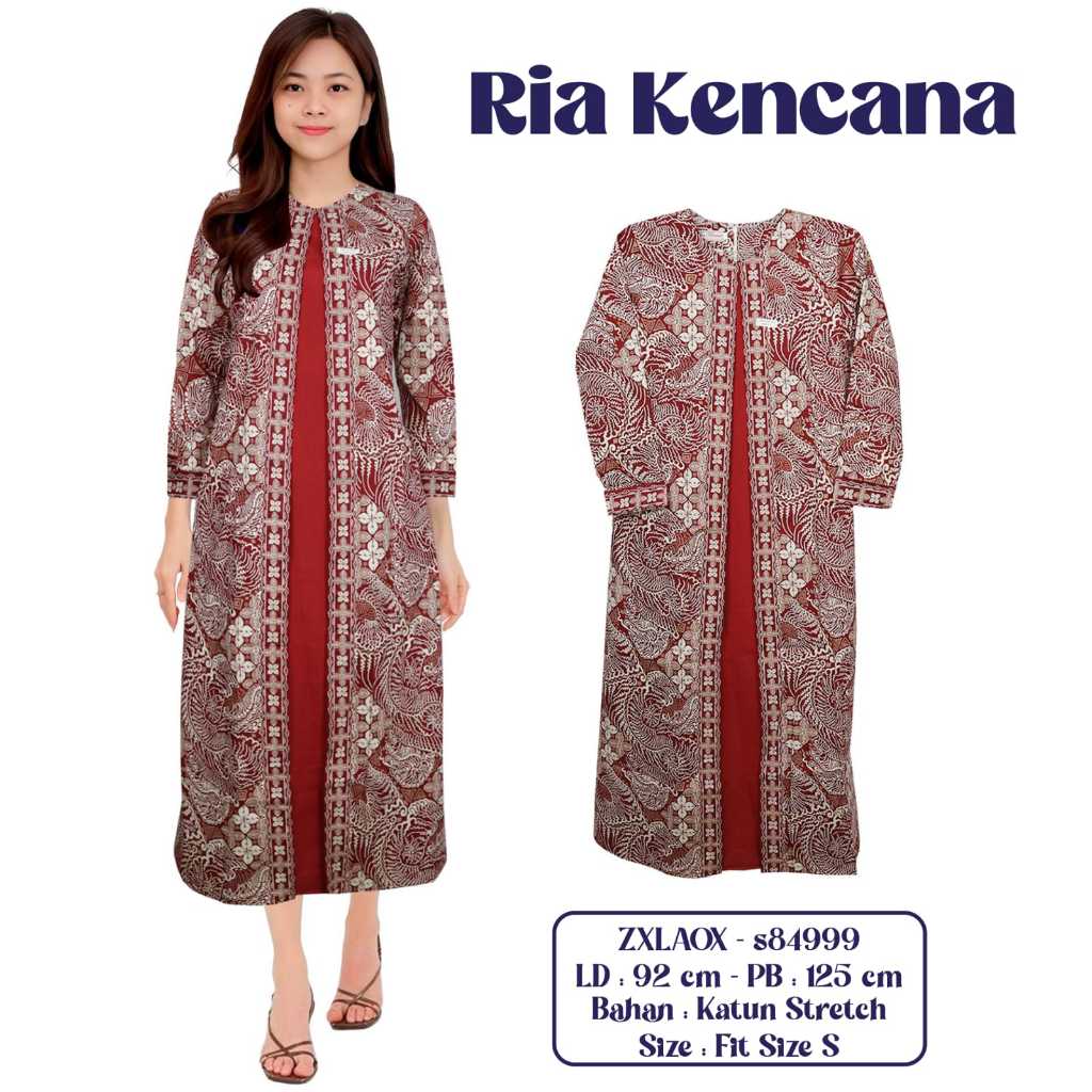 ABAYA BATIK WANITA ABAYA SOGAN ABAYA BAHAN CAP ABAYA RIA BATIK