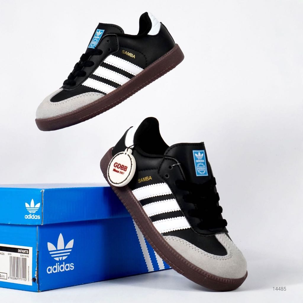 Sepatu Anak Adidas Samba OG Blackwhite Suede for KIDS