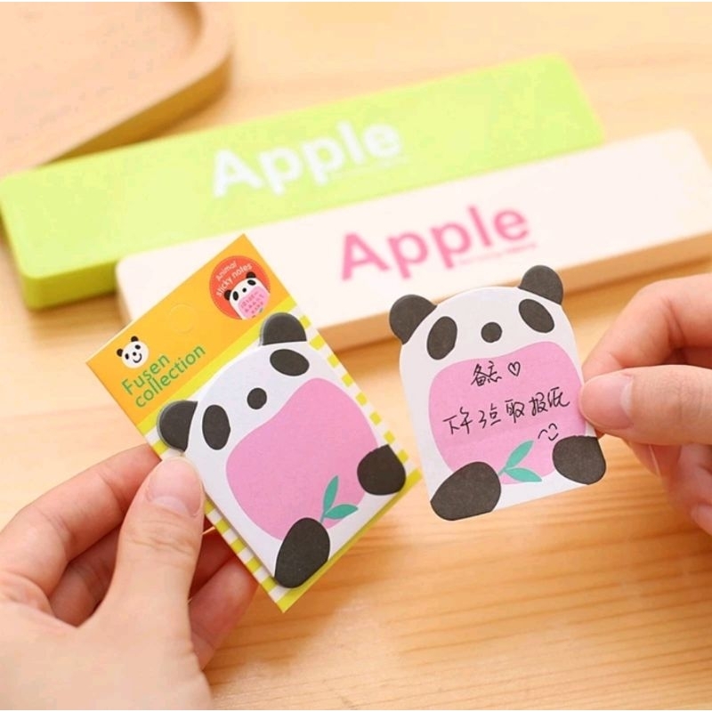 

Sticky Notes Motif Hewan Tempelan Kertas Catatan Memo Note Karakter Animal Mini Book