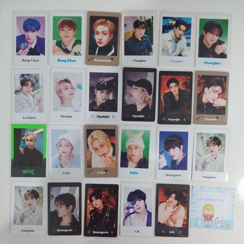 [Ready Stock Official] Stray Kids PC Pola Japan Bangchan Changbin Lee Know Hyunjin Felix Seungmin I.