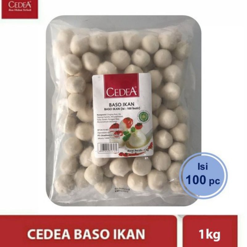 

Cedea bakso ikan TR isi 100/ cedea fish ball tr isi 100