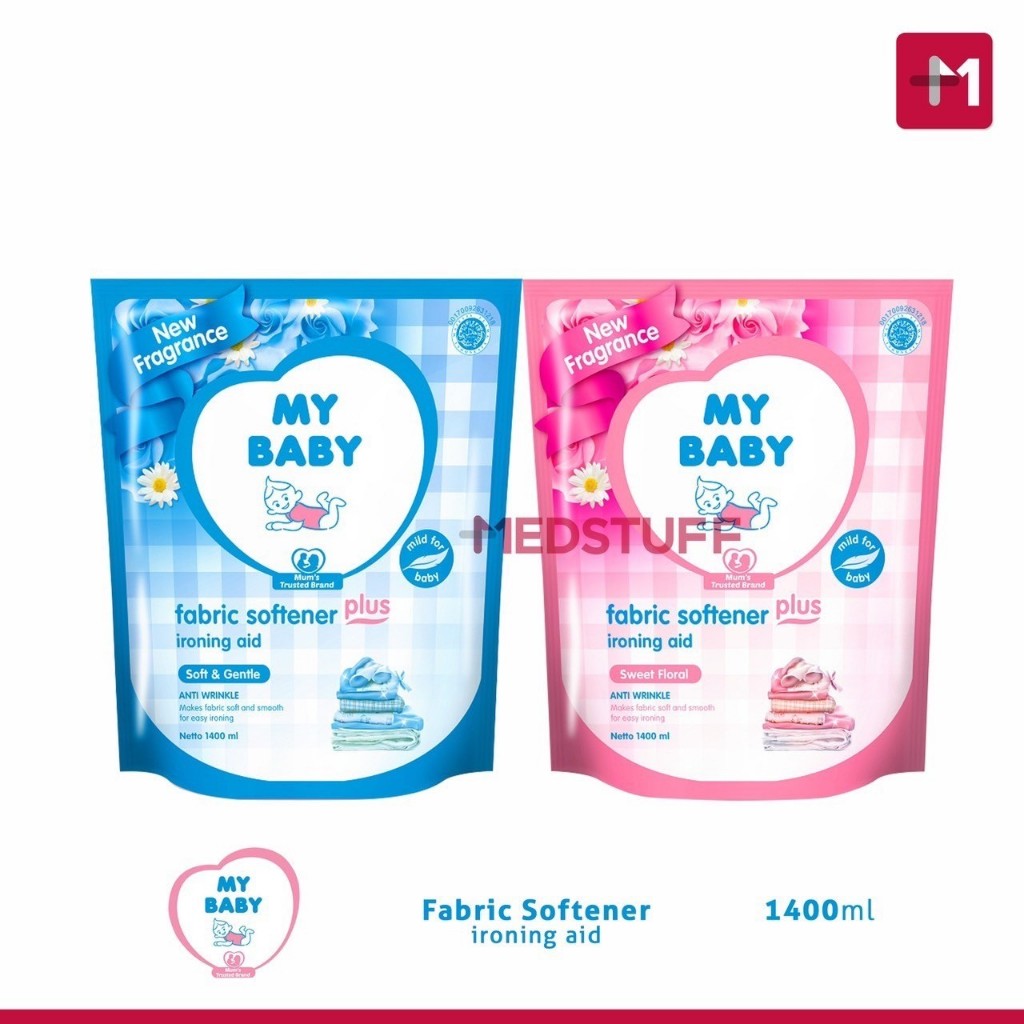 My Baby Fabric Softener Plus Ironing Aid 1500ml Pelembut Pakaian Bayi