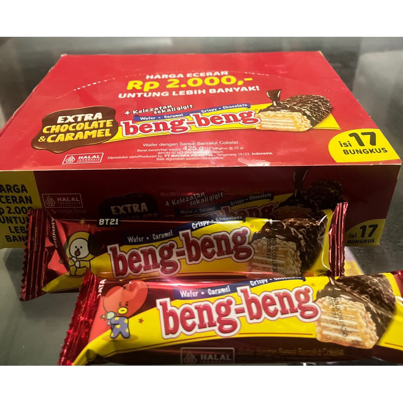 

Beng Beng-Chocolate Caramel-Crispy Wafer-1 Kotak