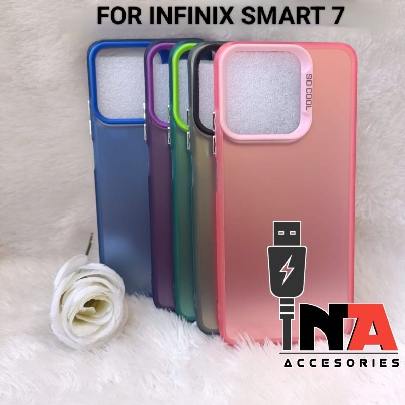 Case Plate Imd Hologram Infinx Smart 7 Softcase