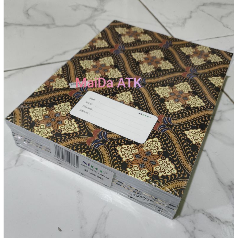 

BUKU TULIS 210X160 MM 38Lembar sieco 1pak 10pcs