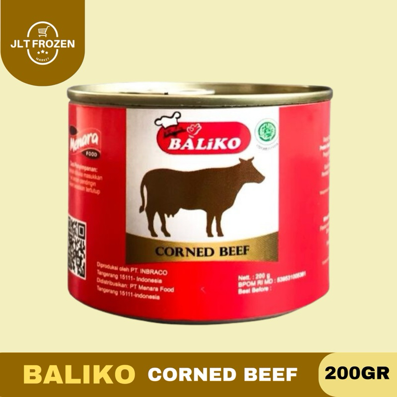 

Baliko Kornet Sapi Original Premium / Corned Beef With Potato / Kornet Keju - 200g / 340g