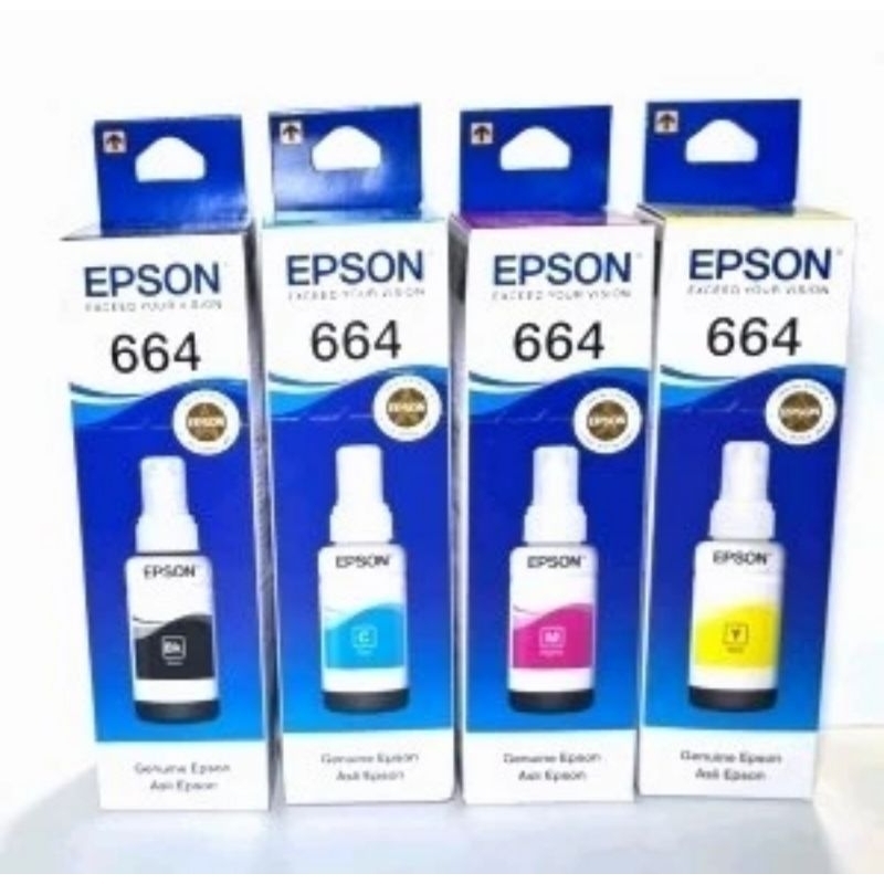 Tinta Epson 664 Original Varian for printer L360 L220 L350 warna