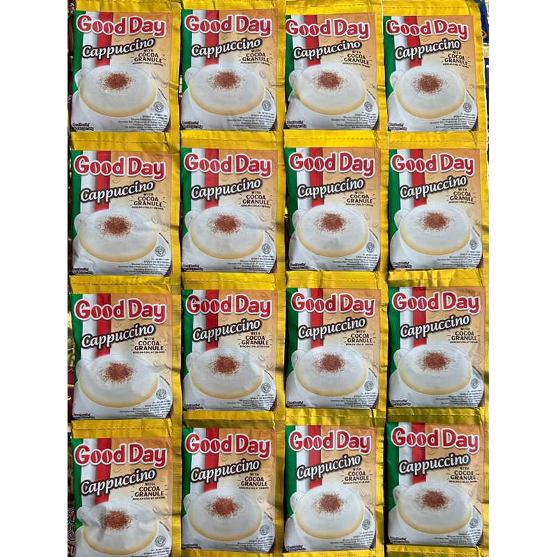 

GOOD DAY CAPPUCINO renceng isi 10 sachet - kopi bubuk rasa cappucino