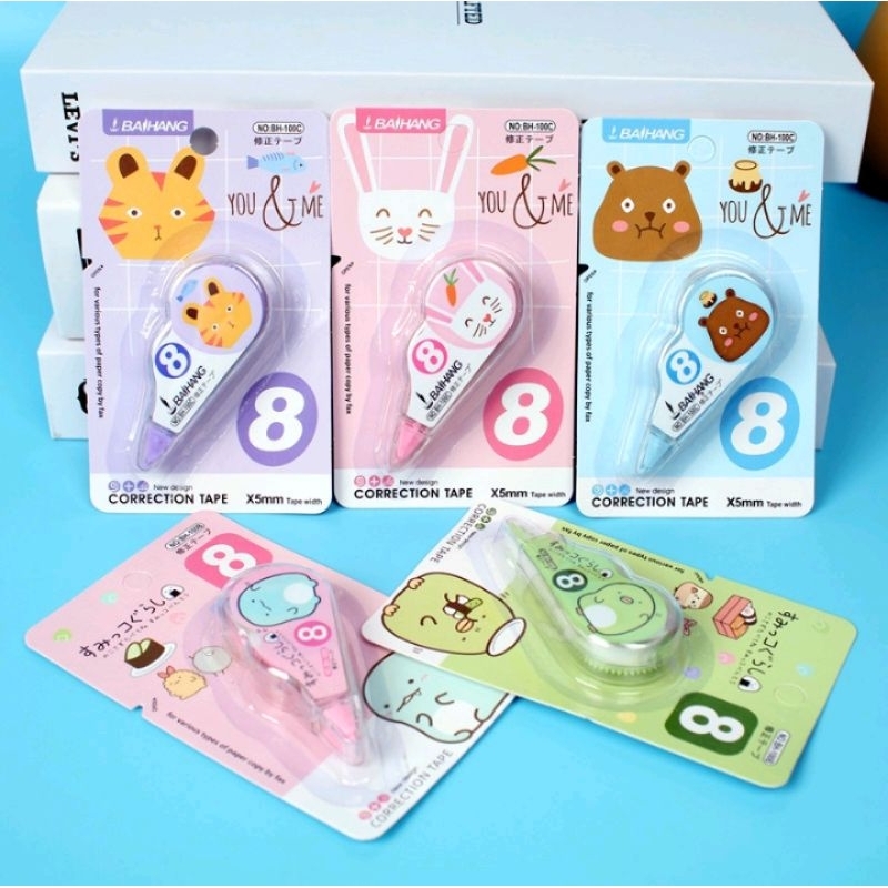 

tipe x trandol 50 biji karakter lucu/tipe x penghapus tulis kertas
