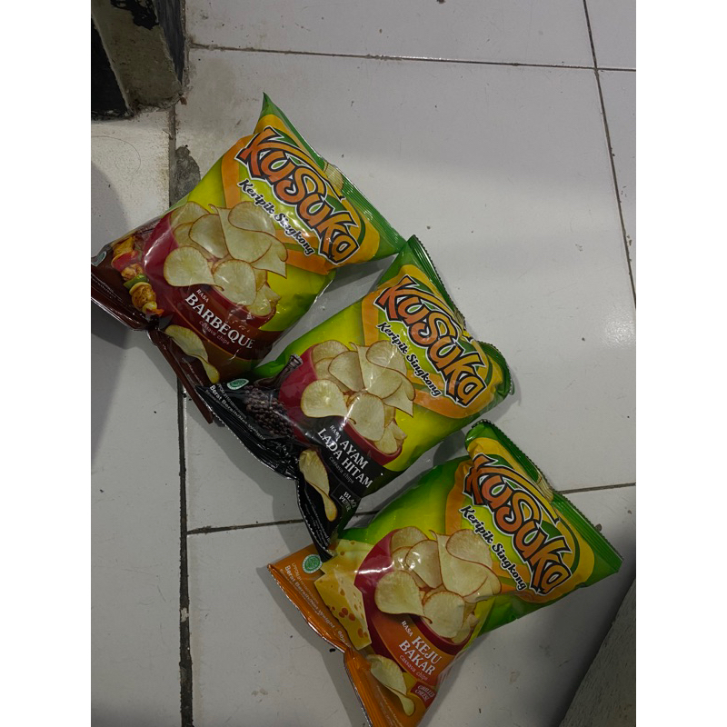 

Kusuka (Keripik Singkong) 60gram (3bks) mix