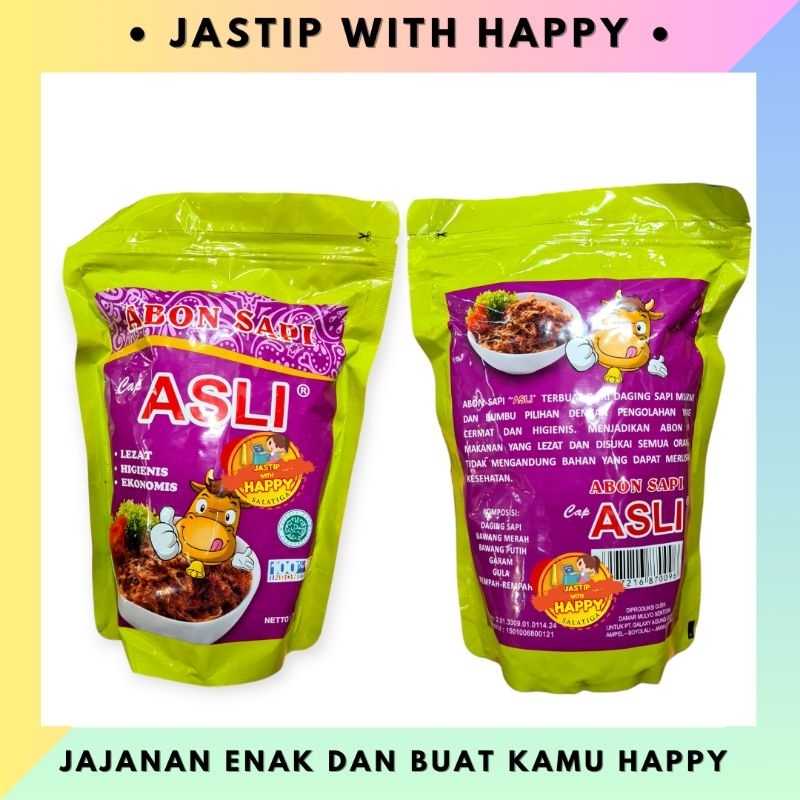 

Abon Sapi Cap ASLI 250gram
