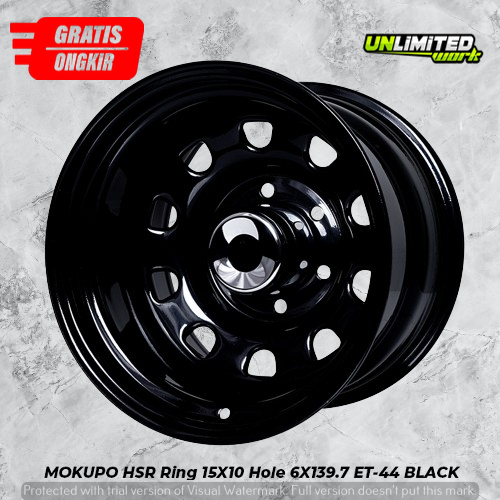 velg celong daytona besi ring 15 lebar 10 inch pcd H6X139 pajero fortuner hsr mokupo r15