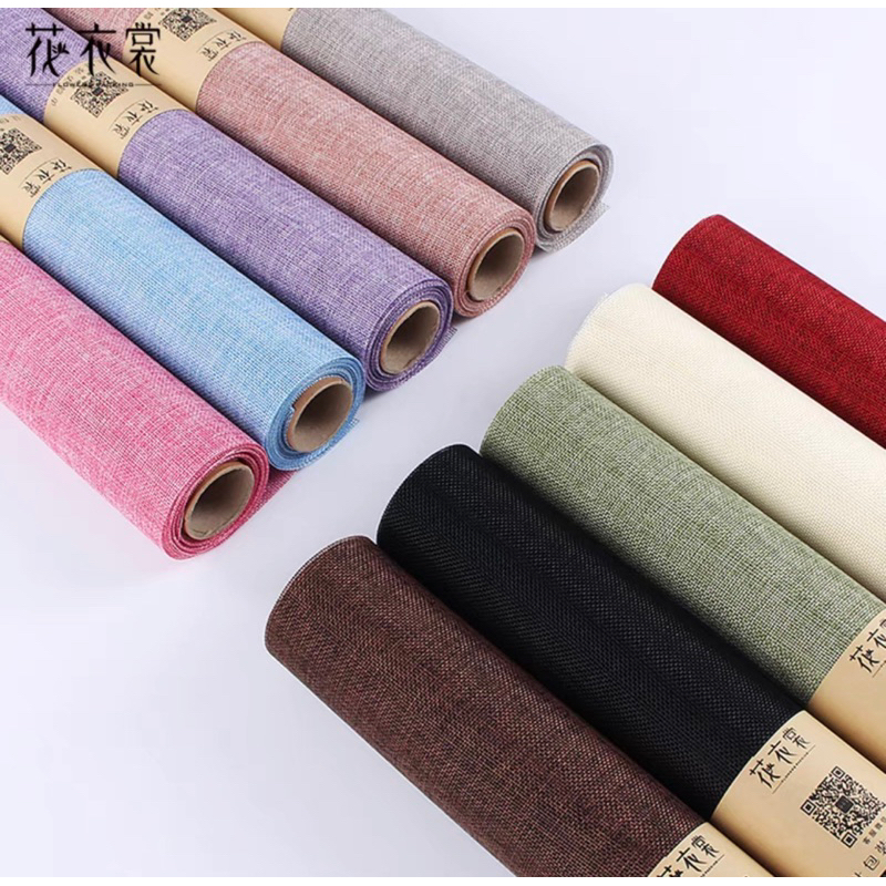 

[1 ROLL] Color Jute 49cm X 5m / Flower Wrapping Mesh Kertas Buket / Kain Buket Bunga